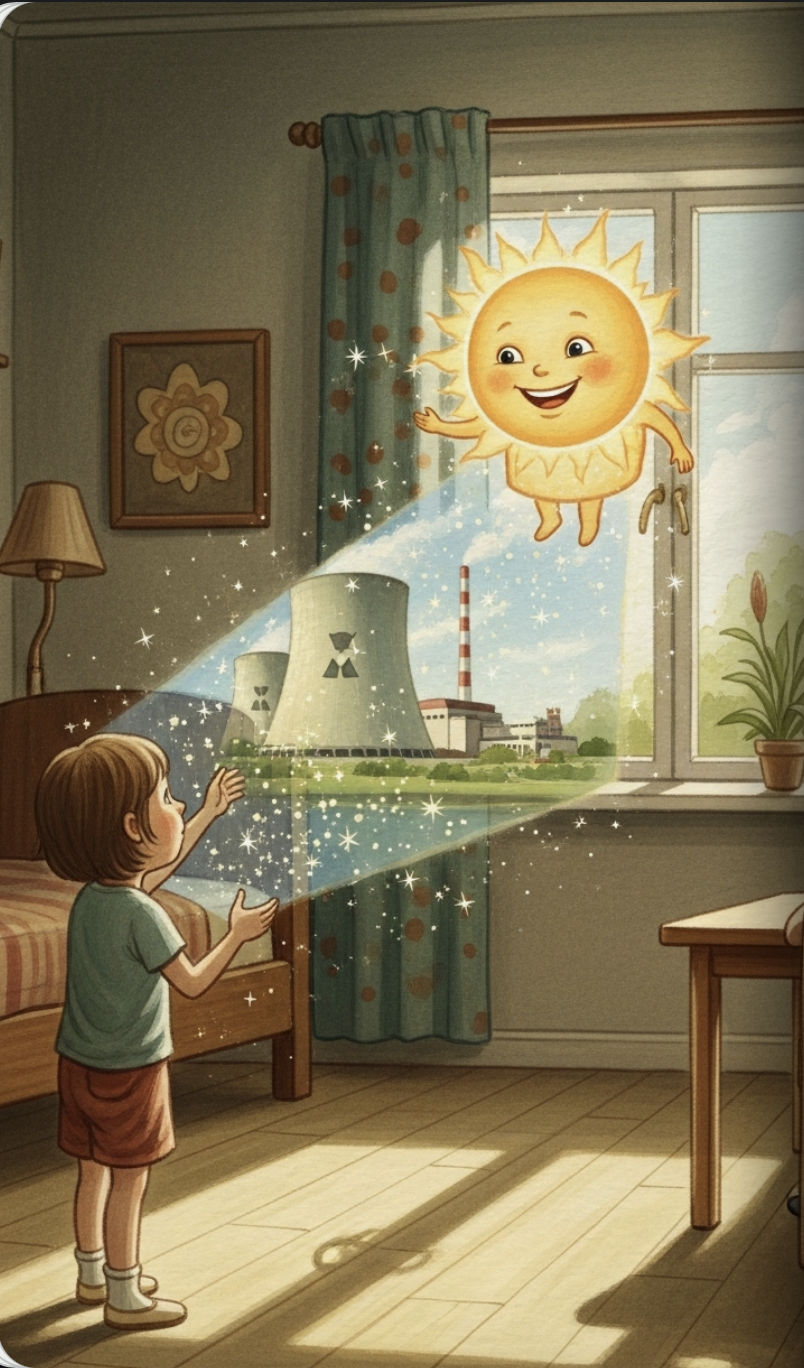 エネルギーがなくなった世界のイラスト